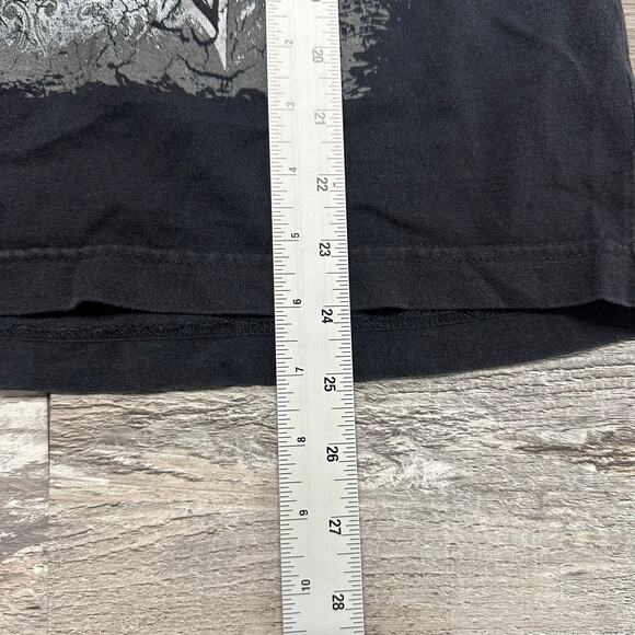 Vintage Black Y2k Mens S Tapout Crewneck Short Sleeve Square Graphic‎ Tshirt - Picture 6 of 7